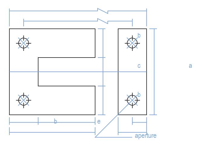 UI-lamination size